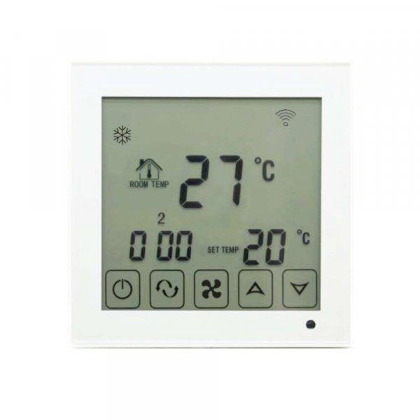 Vezetékes Légkondicionáló Termosztát, Mobiltelefon-vezérlés, Kompatibilis
a HVAC rendszerekkel, BeOk TDS23WiFi-AC