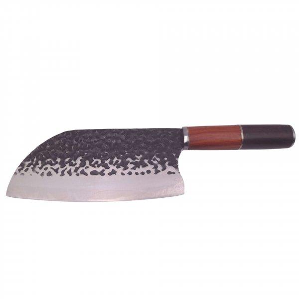IdeallStore® vadászkés, kézzel készített, Twist Blade, 30 cm, rozsdamentes
acél, barna