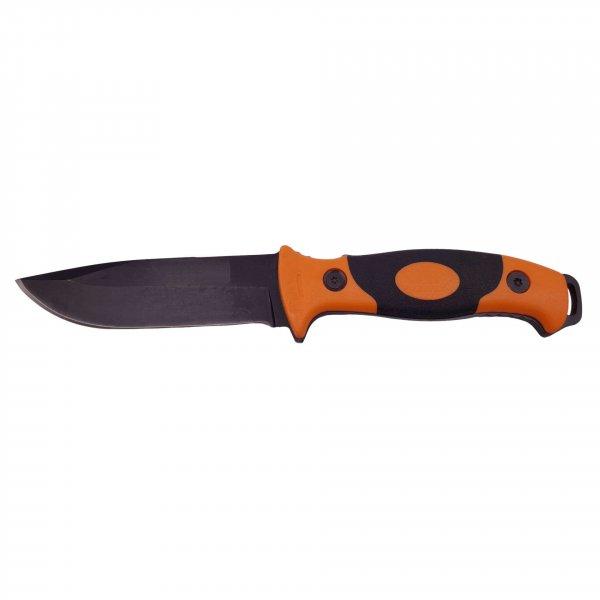 IdeallStore® vadászkés, Survival King, 21,5 cm, rozsdamentes acél,
narancssárga, tok mellékelve