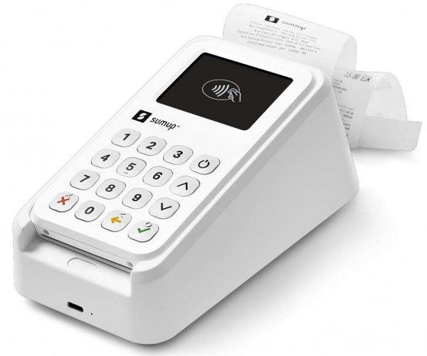SumUp 3G + Nyomtató Bankkártya Olvasó Terminál, Fehér