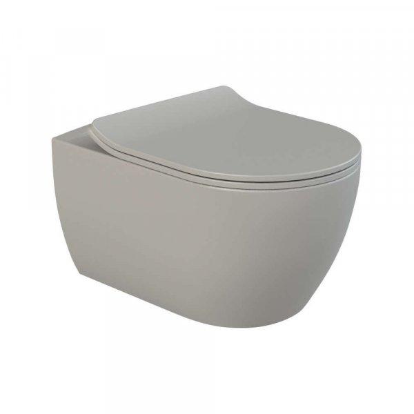 CeraStyle CITY SLIM WC ülőke - MATT SZÜRKE - duroplast - lecsapódásgátlós
- könnyen levehető