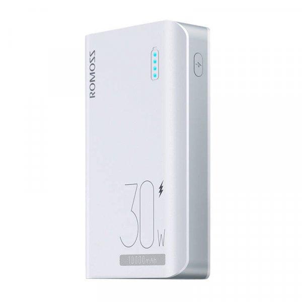 Romoss Sense 4S Pro Powerbank,10000mAh, 30W (fehér)