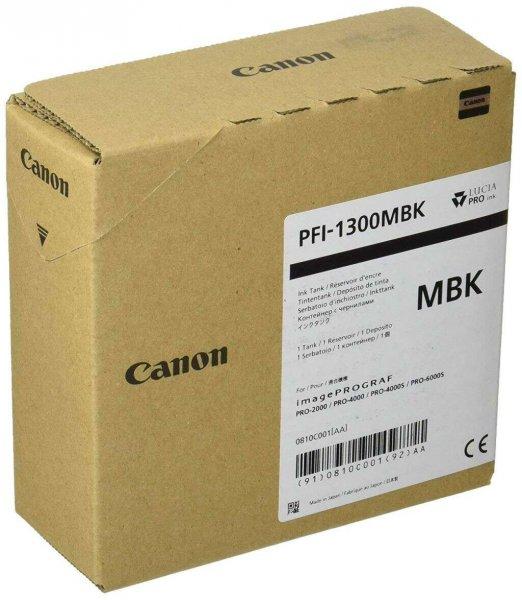 Canon PFI-1300MBK tintapatron matt fekete 330ml (CF0810C001AA)