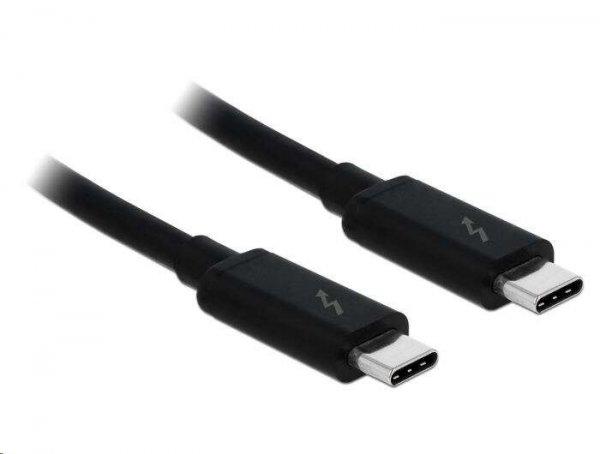 Delock 84845 Thunderbolt 3 USB-C összekötő kábel, 1 m, fekete