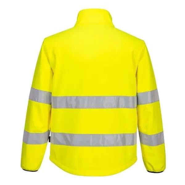 PW275 Portwest Jólláthatósági Hi-Vis Softshell Munkavédelmi kabát
Sárga/Fekete L