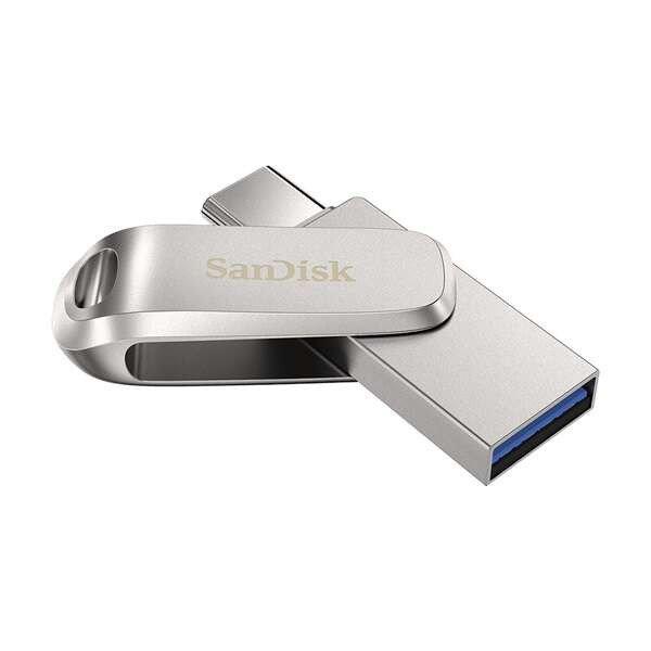 Pen Drive 512GB USB 3.1 Gen1 SanDisk Dual Drive Luxe ezüst (SDDDC4-512G-A46 /
186466)