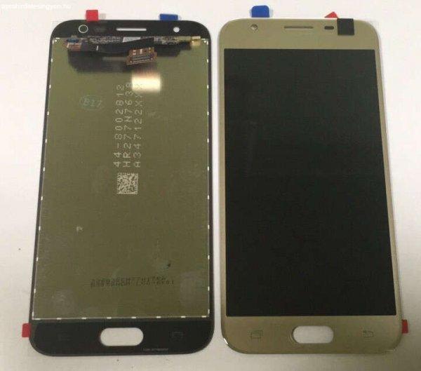 Samsung J330 Galaxy J3 (2017) arany gyári LCD+érintőpanel
