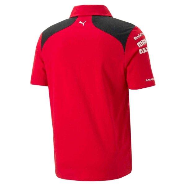 Puma Scuderia Ferrari SF Team férfi pólóing, piros-fekete, 2023
