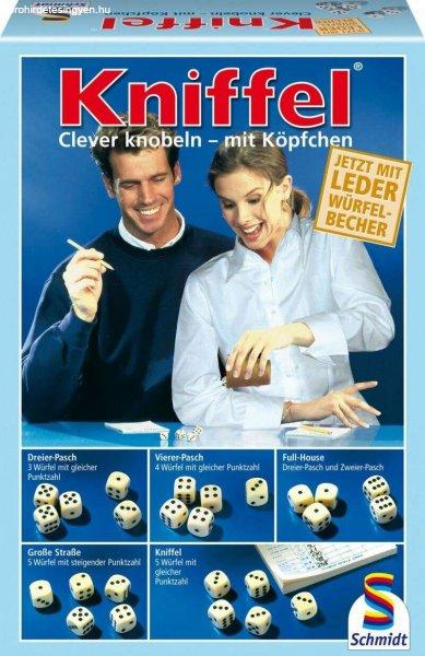 Schmidt kockapóker bőr dobópohárral (4001504490300)