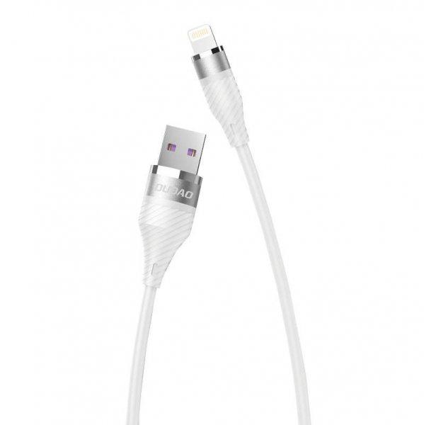 Dudao L10Pro 5A USB-Lightning kábel, 1,23 m (fehér)