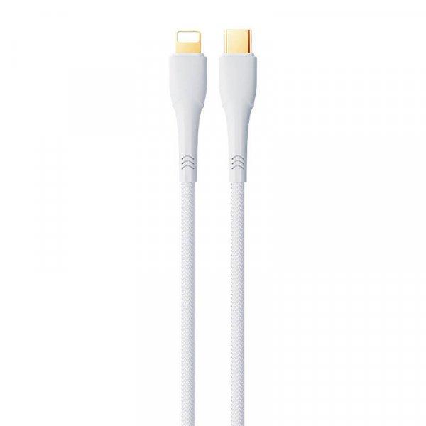 Remax Bosu USB-C-Lightning kábel, 1,2 m, 20 W (fehér)