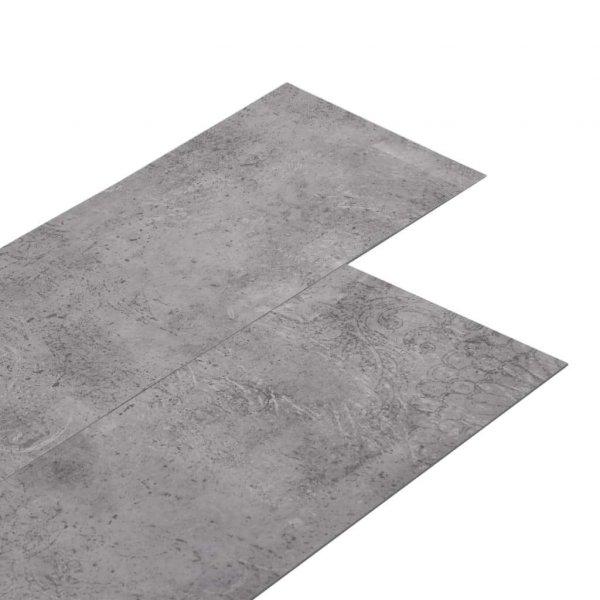 Cement barna nem öntapadó pvc padlóburkoló lapok 3 mm 4,46 m²