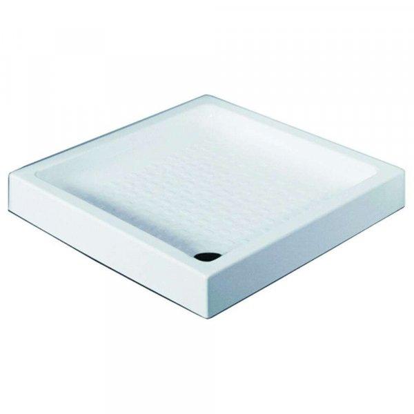 Italbox, négyszögletű zuhanytálca, 90x90xh14 cm, fehér, akril