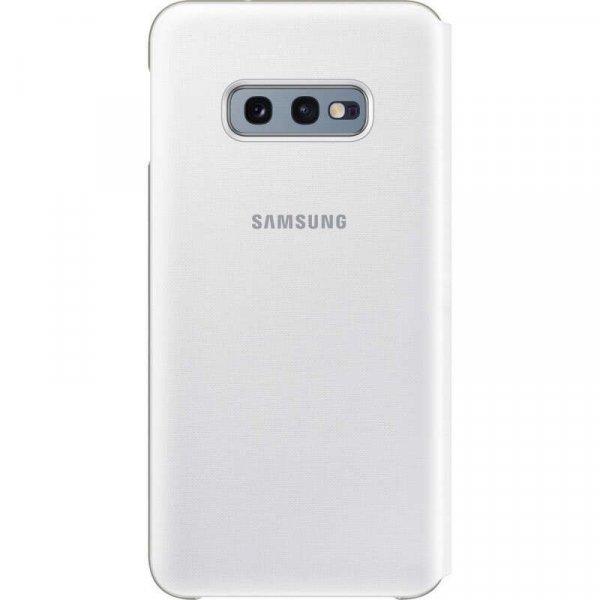 Samsung Galaxy S10e G970 védőtok, LED nézet, fehér