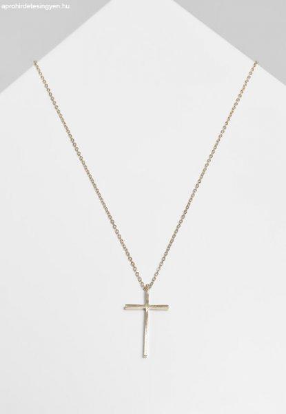 Urban Classics Big Basic Cross Necklace gold