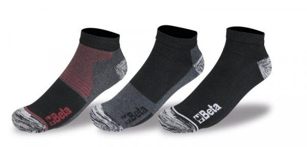 Beta 7430T/39-42 3 pár sneaker zokni újrahasznosított pamutból