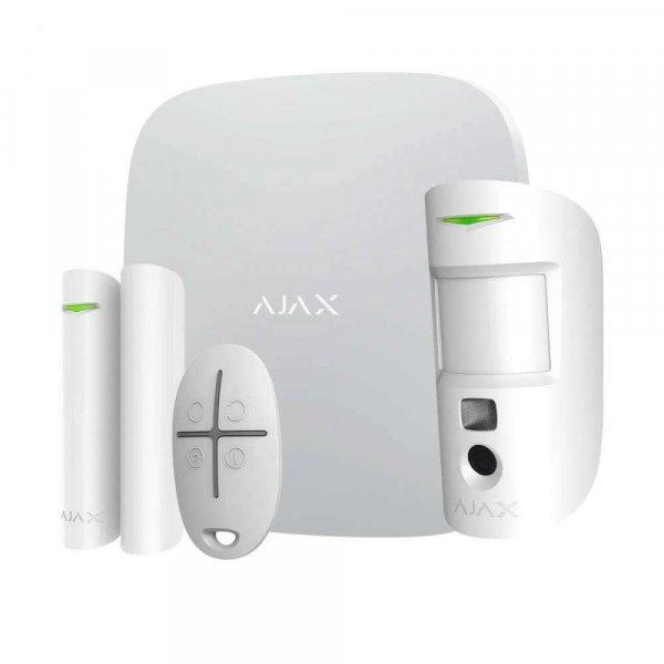 Ajax StarterKit Cam Plus Vezeték nélküli riasztórendszer szett - Fehér