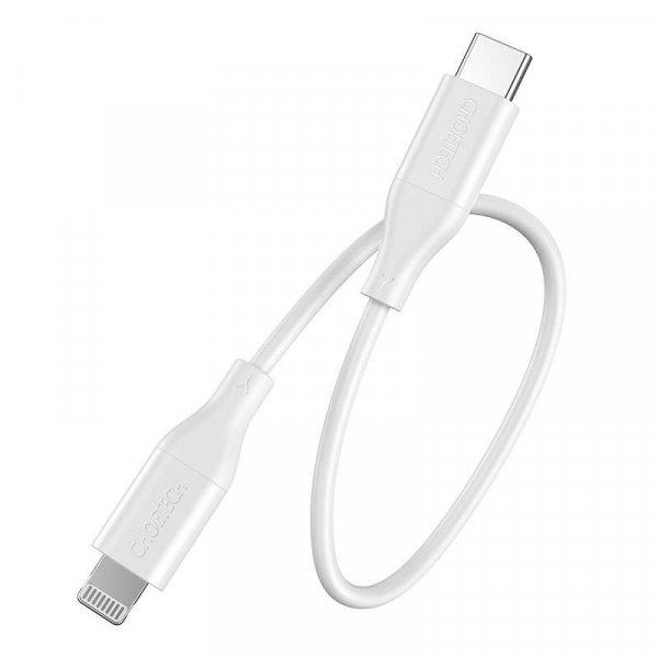 Choetech IP0040 USB-C – Lightning PD18/30W 1,2 m-es kábel (fehér)