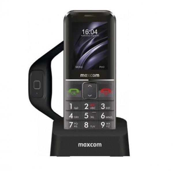 Maxcom MM735BB kártyafüggetlen idősgondozó mobiltelefon SOS karpereccel,
extra nagy gombokkal (magyar nyelvű menüvel)