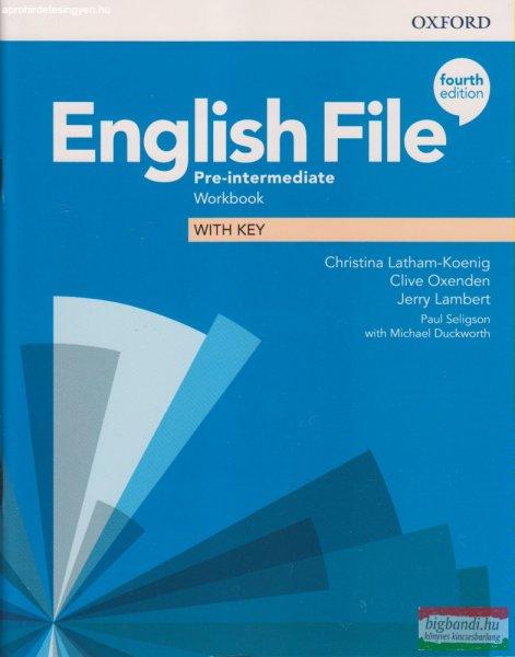 English File Pre-Intermediate 4th Ed. Workbook with key