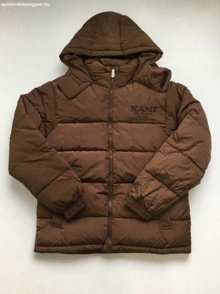 Karl Kani Retro Hooded Puffer Jacket brown