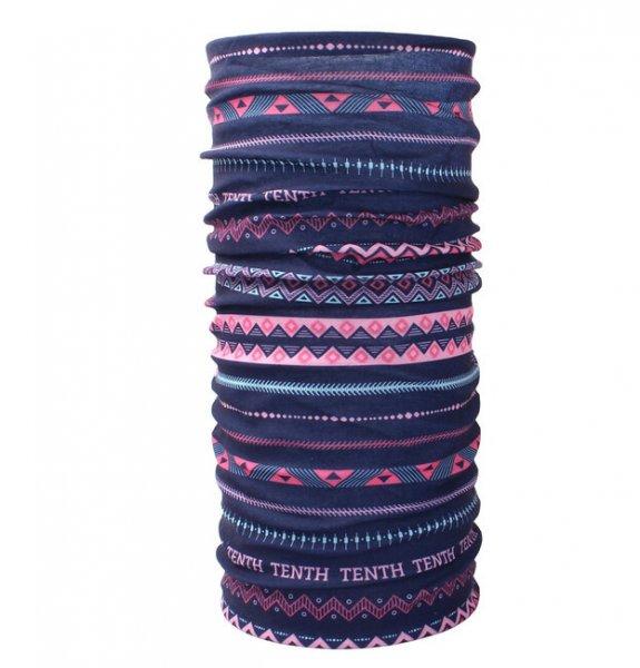 Husky Printemp többfunkciós kendő, pink triangel stripes, UNI