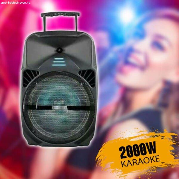 Kimiso karaoke hangfal mikrofonnal 2000W QS-1501