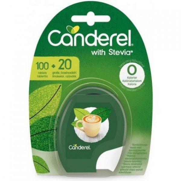 Canderel stevia alapú édesítőszer tabletta 100+20 db-os 120 db