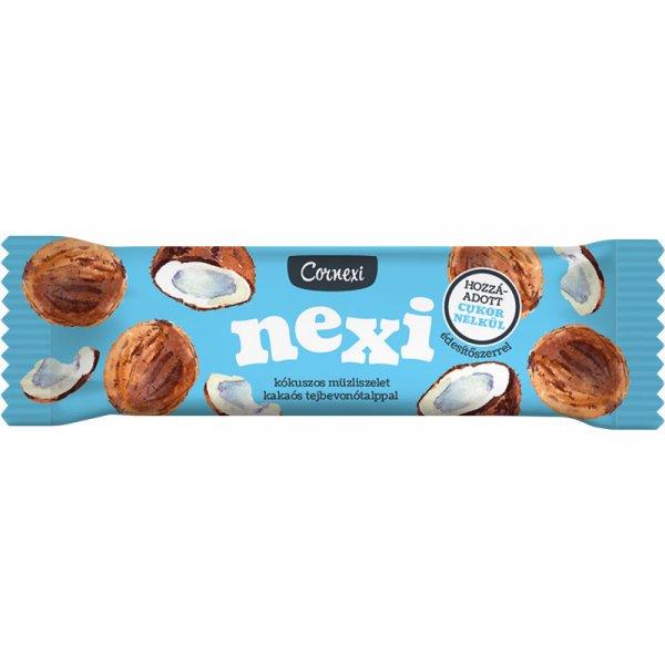 Cornexi nexi müzli szelet kókuszos kakaós tejbevonó talppal 25 g