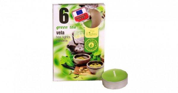 Illatos teamécses zöld tea 6 db-os
