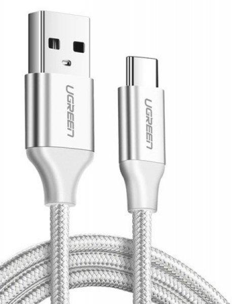 UGREEN USB-USB-C kábel, QC3.0, 0,25 m (fehér)