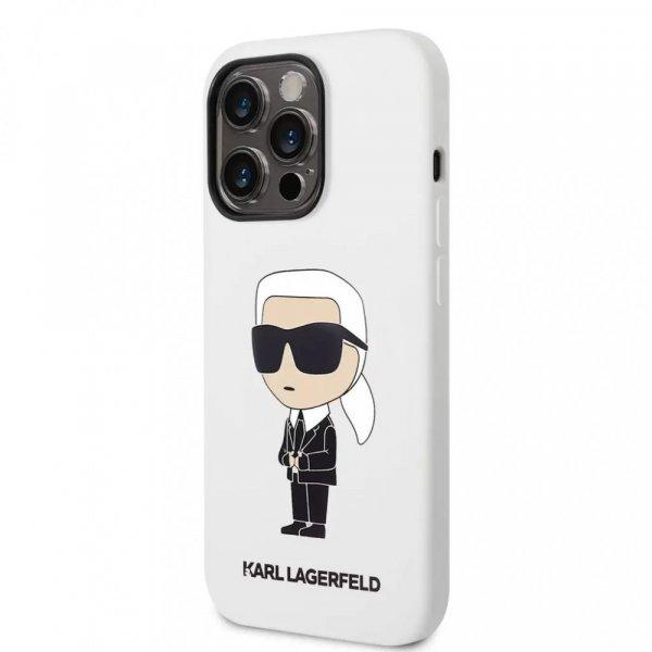 Karl Lagerfeld tok fehét KLHCP14XSNIKBCH Apple Iphone 14 Pro Max készülékhez