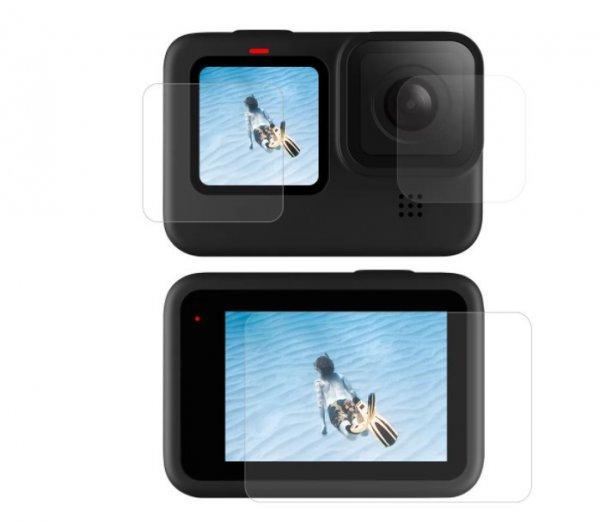 Képernyővédő fólia és Telesin lencse GoPro Hero 9 / Hero 10 / Hero 11
(GP-FLM-902) készülékhez