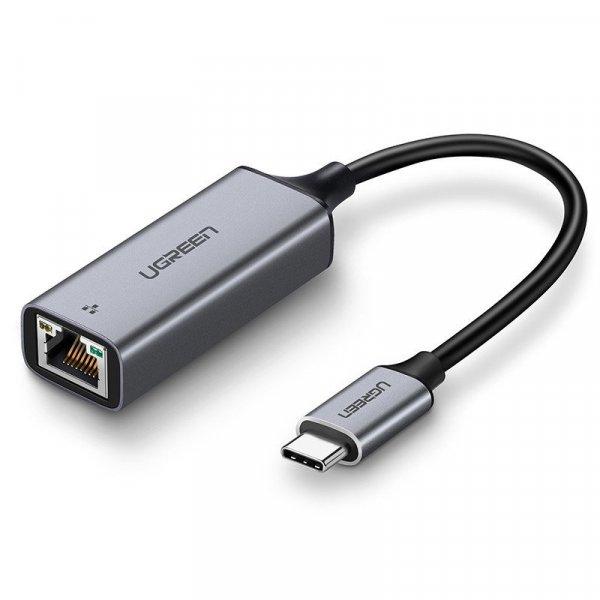 UGREEN RJ45 USB-C – Gigabit Ethernet adapter, alumínium (szürke)