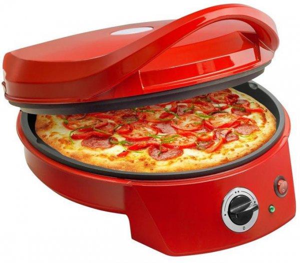 Bestron APZ400 Viva Italia 1800W 27 cm elektromos pizzasütő, piros
