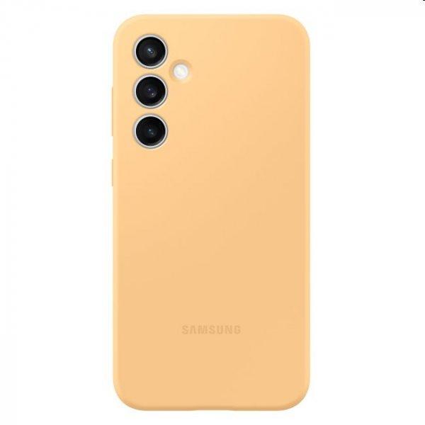 Silicone Cover tok Samsung Galaxy S23 FE számára, apricot - EF-PS711TOEGWW