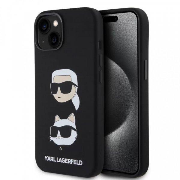 Karl Lagerfeld tok fekete KLHCP15SSDHKCNK Apple Iphone 15 készülékhez