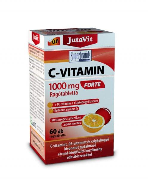 Jutavit c-vitamin 1000mg forte rágótabletta 60 db