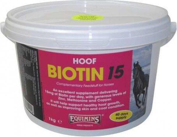 Equmins Biotin 15 lovaknak (Vödrös kiszerelés) 1 kg