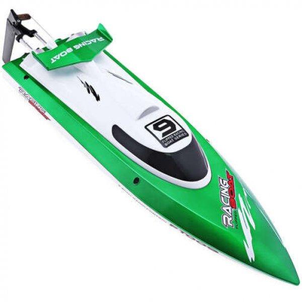 Távirányító csónak iUni FT009 Top Speed Racing Flipped Boat, Zöld