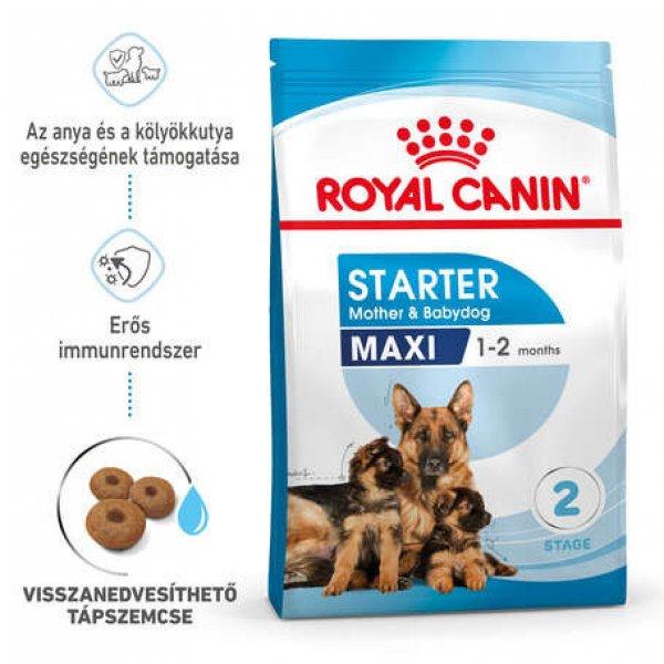 Royal Canin Maxi Starter -  Száraz táp nagy testű vemhes szuka és kölyök
kutya részére 2 hónapos korig (2 x 15 kg) 30 kg