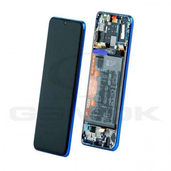 Lcd + érintőkijelző Huawei P30 Lite New Edition Mar-L21Bx kerettel és
akkumulátorral Páva kék 02353Fqe 02353Dqs eredeti szervizcsomaggal