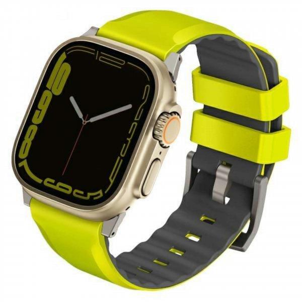 Uniq Szíj Linus tok Apple Watchhoz 1/2/3/4/5/6/7/8/9/SE/SE2/Ultra 42/44/45/49mm
Airosoft Szilikon Lime/Lime Green