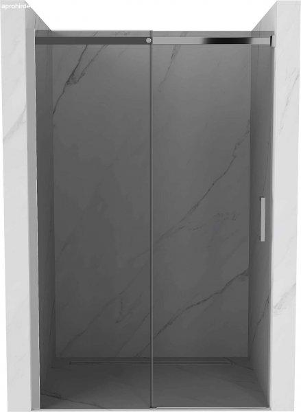 Mexen  Omega 8 mm   Zuhany ajtó csúszó   120 cm, grafit, króm -
825-120-000-01-40 Csúszó zuhany ajtó