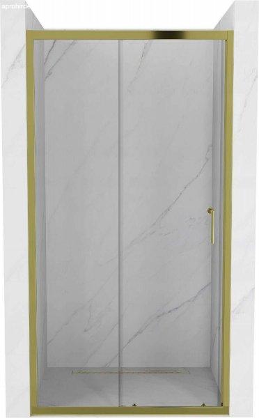 Mexen Apia  Zuhany ajtó csúszó   95 cm,  átlátszó ,  arany  -
845-095-000-50-00 Csúszó zuhany ajtó