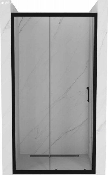 Mexen Apia  Zuhany ajtó csúszó   115 cm,  átlátszó ,  fekete -
845-115-000-70-00 Csúszó zuhany ajtó