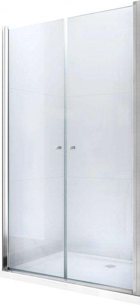 Mexen Texas   Zuhany ajtó nyíló 70 cm,  átlátszó , króm -
880-070-000-01-00 Nyiló zuhany ajtó