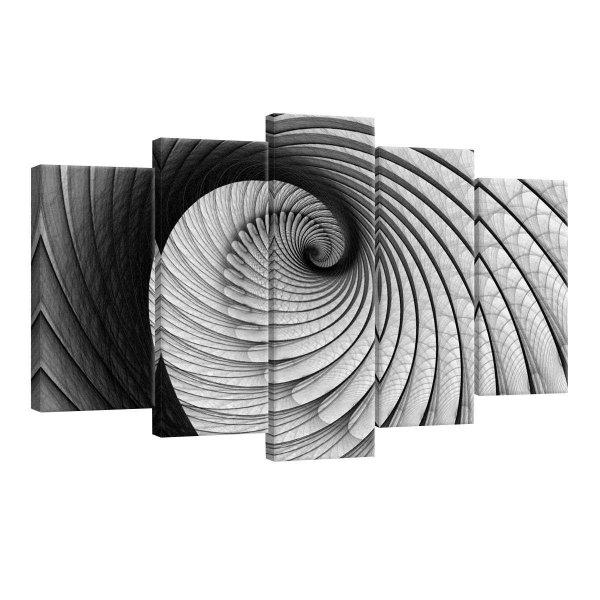 Vászonkép szett 5 darabos  Illúzió 3D forgás