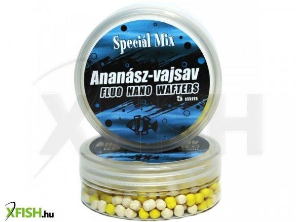 Speciál mix Fluo Nano Wafters csali Ananász-vajsav 5 mm 15 g
