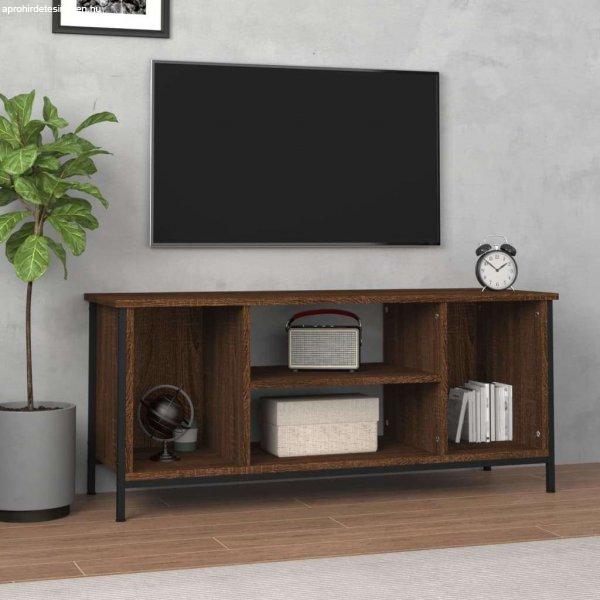vidaXL barna tölgy színű szerelt fa TV-szekrény 102x35x45 cm